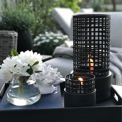 Tenderflame Signal Hill lanterne sort Ø12 cm