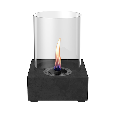 Tenderflame Jasmine bordpejs black H 34 cm