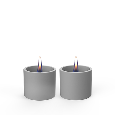 Tenderflame Breeze lanterne 2-pak grå 8 cm