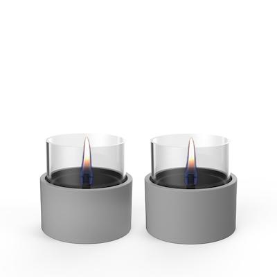 Tenderflame Breeze lanterne grå 2 stk