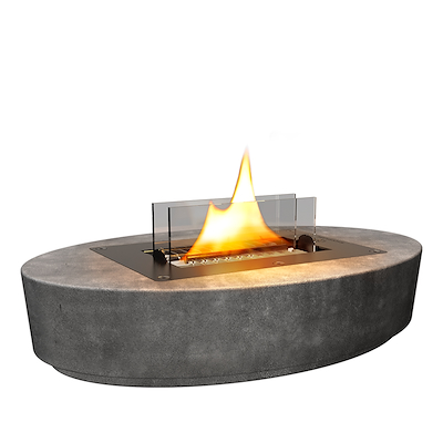 Tenderflame Carnation bordpejs beton grå 32 cm
