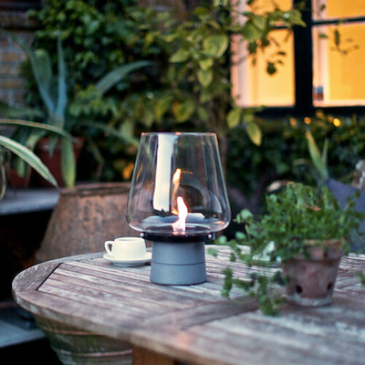 Tenderflame Amaryllis bordpejs grå 250 ml H33 cm