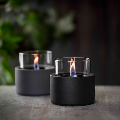 Tenderflame Lilly 12 lanterne sort keramik