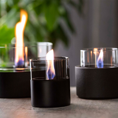 Tenderflame Lilly 12 lanterne sort keramik