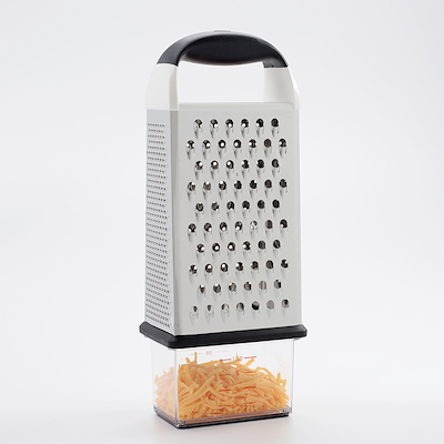 OXO Good Grips box grater rivejern sort