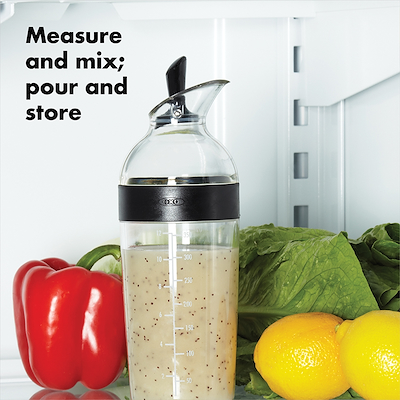 OXO Good Grips dressingflaske sort