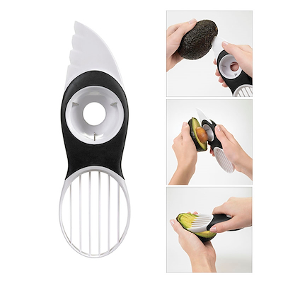 OXO Good Grip 3-i-1 avocadodeler sort/hvid