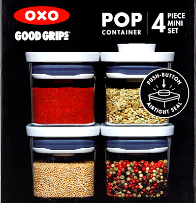 OXO Good Grips opbevaringsboks 4 stk. 0,2 liter