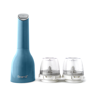 FinaMill elektrisk kydderikværn blå