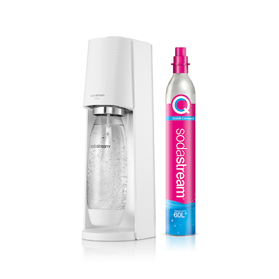 SodaStream Terra danskvandsmaskine hvid 1 liter inkl. kulsyrepatron