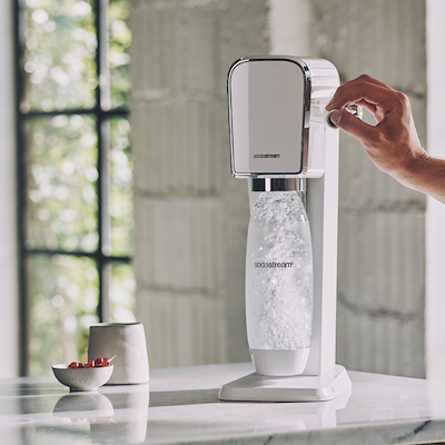 Sodastream Art danskvandsmaskine hvid 1 liter inkl. kulsyrepatron