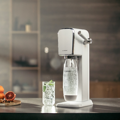 Sodastream Art danskvandsmaskine hvid 1 liter inkl. kulsyrepatron