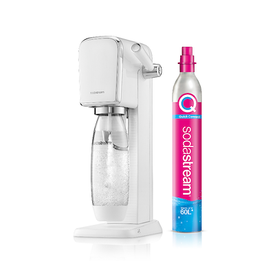 Sodastream Art danskvandsmaskine hvid 1 liter inkl. kulsyrepatron