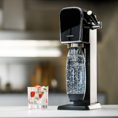 Sodastream Art danskvandsmaskine sort 1 liter inkl. kulsyrepatron