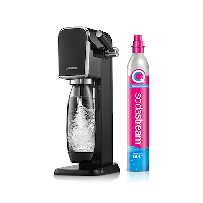 Sodastream Art danskvandsmaskine sort 1 liter inkl. kulsyrepatron