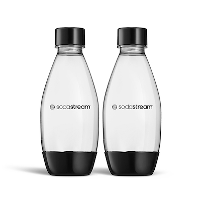 Sodastream Fuse DWS flaske sort 0,5 liter 2 stk.
