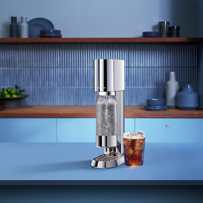 Sodastream Ensō danskvandsmaskine stål 1 liter