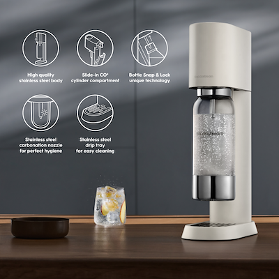 Sodastream Ensõ danskvandsmaskine sand 1 liter
