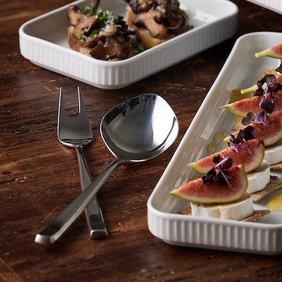 Gense Fuga sovseske mat/blank stål 20 cm