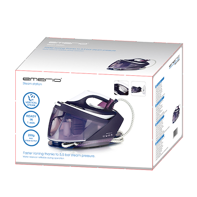 Emerio Steam Station strygejern 2200 watt