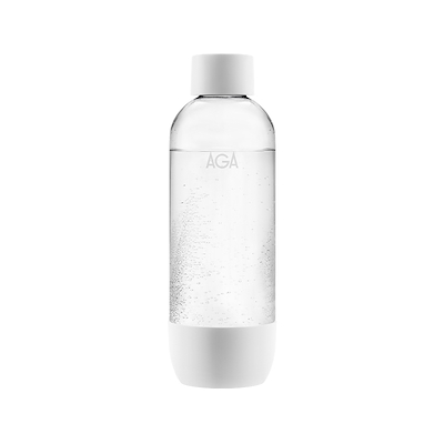AGA flaske PET hvid 1 liter