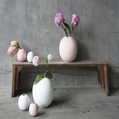 COOEE Ball vase hvid 20 cm
