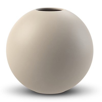 COOEE Ball vase sand 20 cm