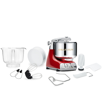 Ankarsrum køkkenmaskine rød 7 liter 1500 watt