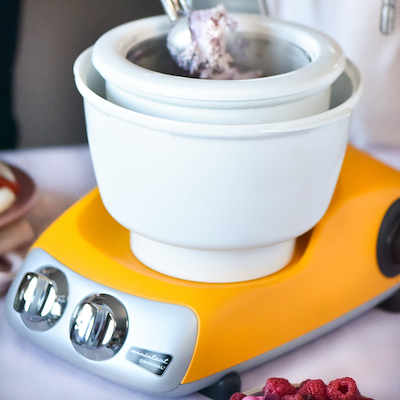 Ankarsrum fryseskål til ismaskine hvid 1,5 liter