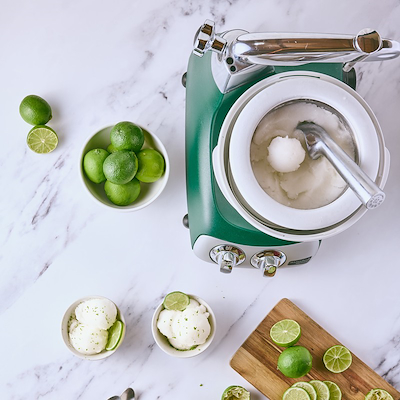 Ankarsrum fryseskål til ismaskine hvid 1,5 liter