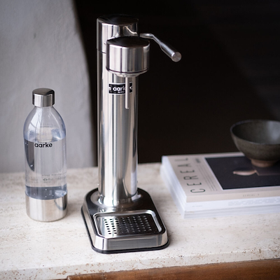 Aarke Carbonator 3 sodavandsmaskine poleret stål