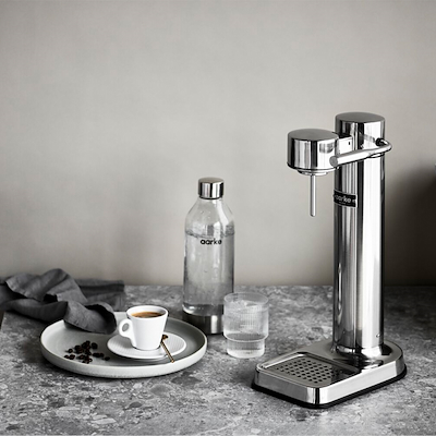 Aarke Carbonator 3 sodavandsmaskine poleret stål
