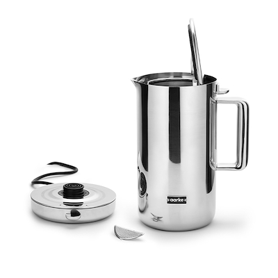Aarke Kettle elkedel blankpoleret stål 1,2 liter 2200 watt