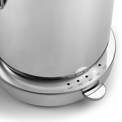 Aarke Kettle elkedel blankpoleret stål 1,2 liter 2200 watt
