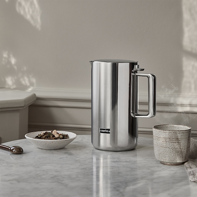 Aarke Kettle elkedel blankpoleret stål 1,2 liter 2200 watt