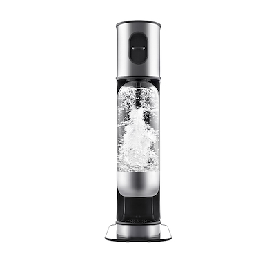 AGA Exclusive Steel sodavandsmaskine inklusiv 2 flasker og 1 kulsyrepatron