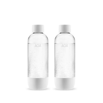 Aqvia/AGA PET flaske 2 stk. hvid 0,5 liter