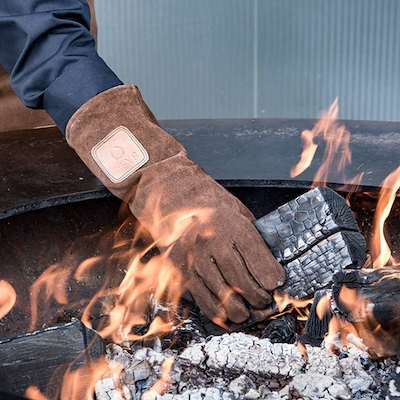 OFYR grillhandsker brun ruskind