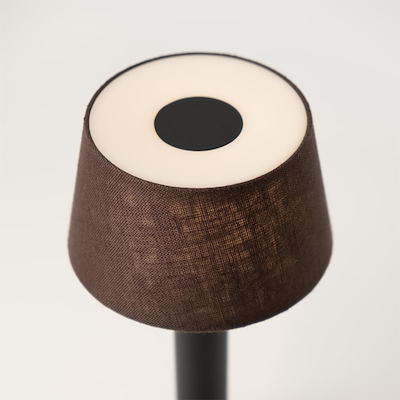 Humble Two bordlampe black/brown linen