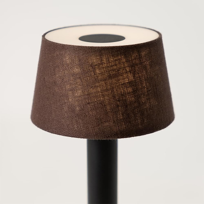 Humble Two bordlampe black/brown linen
