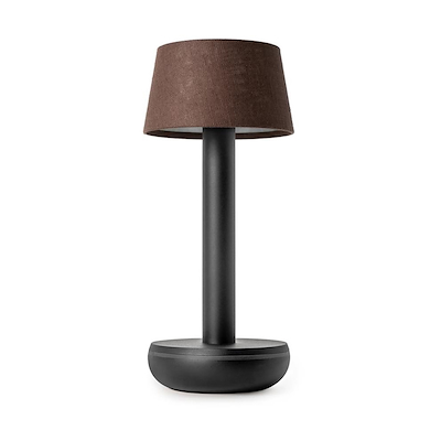 Humble Two bordlampe black/brown linen