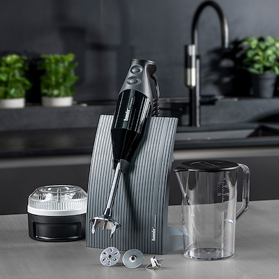 Bamix Swissline stavblender sort 200 watt