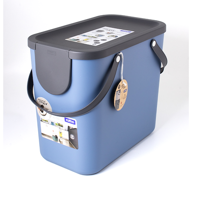 Rotho affaldsspand 25 liter blå