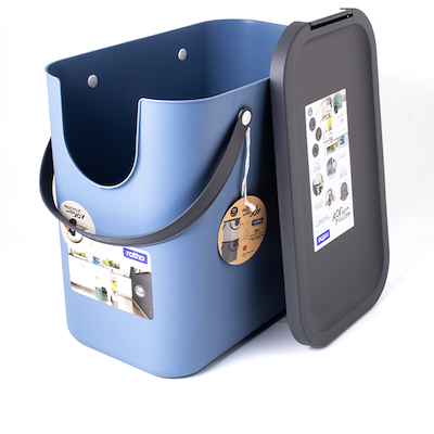 Rotho affaldsspand 25 liter blå