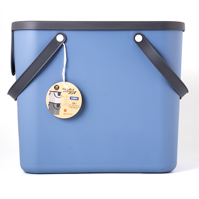 Rotho affaldsspand 25 liter blå