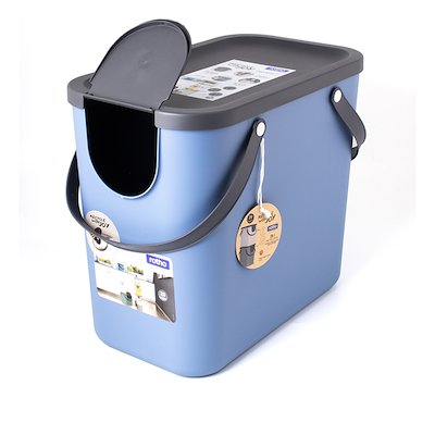 Rotho affaldsspand 25 liter blå