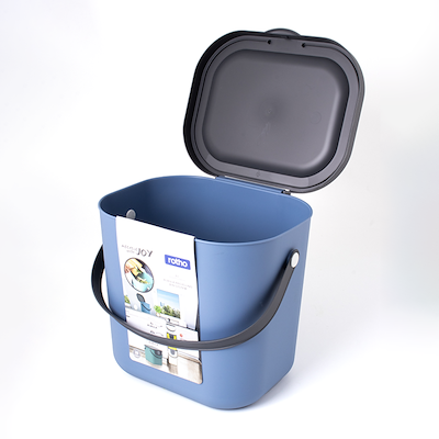 Rotho affaldsspand 6 liter blå