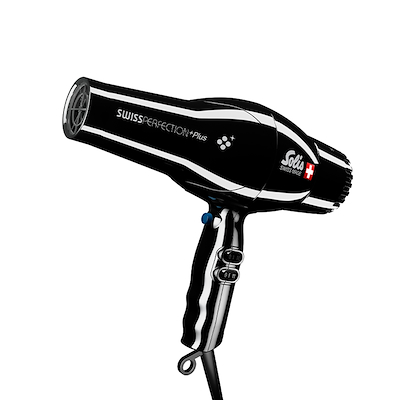 Solis Swiss Perfection Black Plus hårtørrer 2300 watt