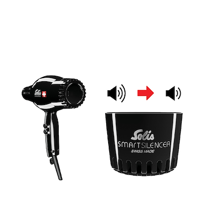 Solis Swiss Perfection Black Plus hårtørrer 2300 watt