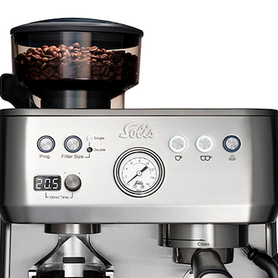 Solis Grind & Infuse Perfetta espressomaskine silver
